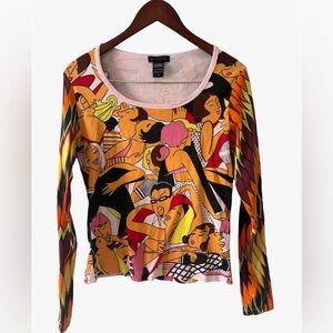 Custo Barcelona Vintage Long Sleeve Tshirt